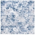 thumbnail image 2 of SAFAVIEH Amelia Alastar Abstract Distressed Area Rug, Navy/Gray, 3' x 3' Square, 2 of 12