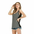 thumbnail image 3 of Ladies Women Loose Sleeveless Casual Tank T-Shirt Blouse Tops Vest Solid Home, 3 of 7