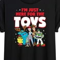 thumbnail image 3 of Toy Story - Here For The Toys - Juniors Ideal Flowy Muscle T-Shirt, 3 of 5