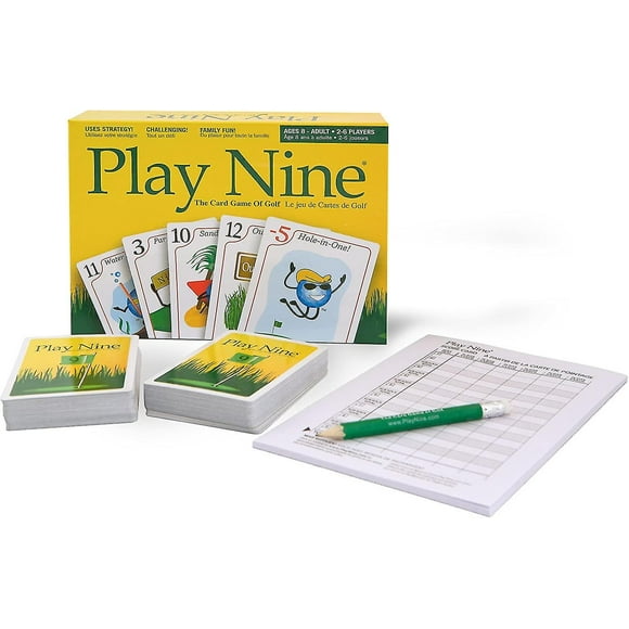 Play Nine - Family Party Card Game - Board Game With 9 Rounds Of Golf