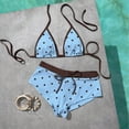 thumbnail image 2 of NordicNest Polka Dot Two Piece Swimwear, Women Tankini Top And Matching Bottoms, Classic Print Summer Beach Bathing Suit, 2 of 3