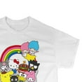 thumbnail image 4 of Hello Kitty and Friends Men's White Graphic Print T-Shirt (XL), 4 of 4