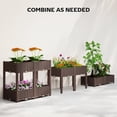 thumbnail image 4 of Outsunny Raised Garden Bed with Legs, Self Watering Elevated Planter Boxes, 4 of 10