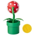thumbnail image 4 of Figura de acción SUPER MARIO Piranha Plant de 10 cm con moneda de más de 3 años, 4 of 5