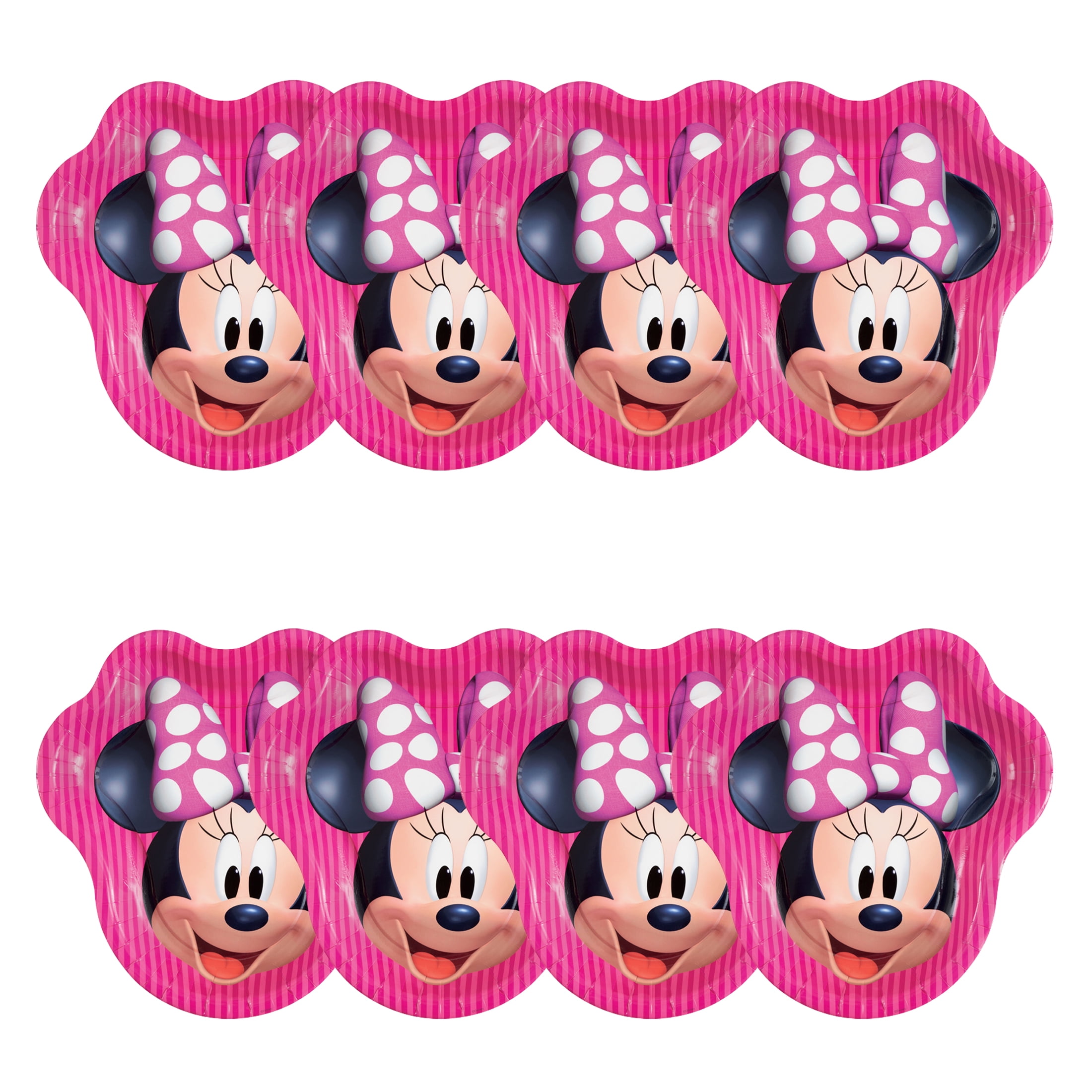 Minnie Mouse Paper Dinner Plates, 9in, 8ct
