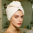 thumbnail image 5 of Gorro Secador de Pelo de Microfibra Cloud Velvet: Suave, Antideslizante y de Rápida Absorción para El Baño y Los Viajes., 5 of 5