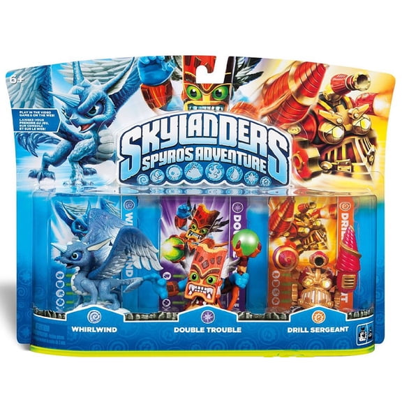 Whirlwind, Double Trouble & Drill Sergeant Figure 3-Pack Skylanders