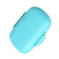 thumbnail image 2 of Wheat Straw Portable Plastic Pill Storage Box 8 pill box Grid Mini Vitamins Organizer Medicine Containers, 2 of 7