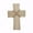 Natural, variant on SB Design Paulownia Wood Standing Cross – Hand-Carved, Small, Grey Wash