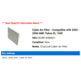 thumbnail image 2 of Cabin Air Filter - Compatible with 2003 - 2006 GMC Yukon XL 1500 2004 2005, 2 of 2