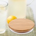 thumbnail image 5 of HEALEEP Bamboo Water Pitcher Lid Prevent Water Leakage for Daily Use 1Pack, 5 of 5