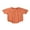 Orange, variant on nvzhuang Baby Romper, Short Sleeve Crew Neck Solid Summer Bodysuit Clothes for Girls Boys