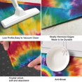 thumbnail image 3 of Colorful Rainbow Tie Dye Spiral Pattern Kitchen Rug Mat,Kitchen Runner Rugs Non Skid Washable,Decorative Kitchen Floor Mats for Kitchen,Sink,Laundry,17"X47", 3 of 5