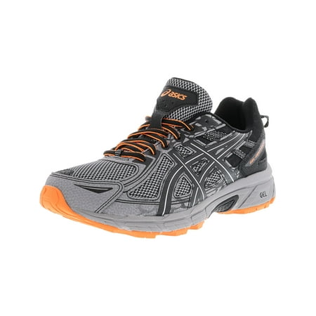 Asics Men's Gel-Venture 6 Frost Grey / Phantom Black Ankle-High Running Shoe - (Best Asics Trail Running Shoes)