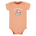 thumbnail image 4 of Hudson Baby Short Sleeve Bodysuits, 5-Pack, Newborn- 24 Months, 4 of 7