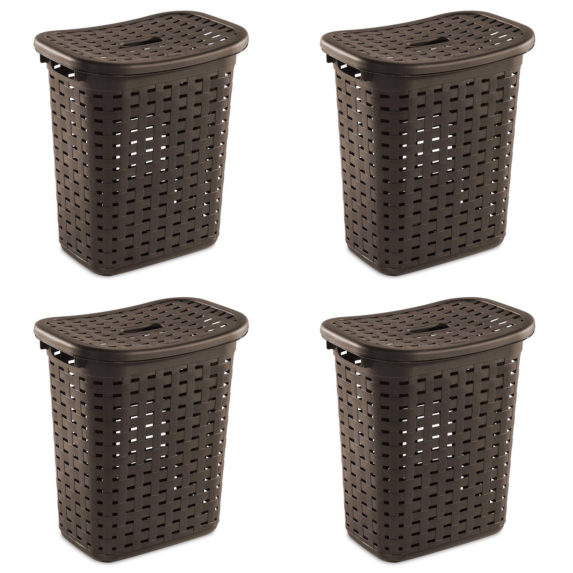 Laundry Hamper Basket Clothes Storage Bag Sorter Bin Organizer w/ Lid Handles 