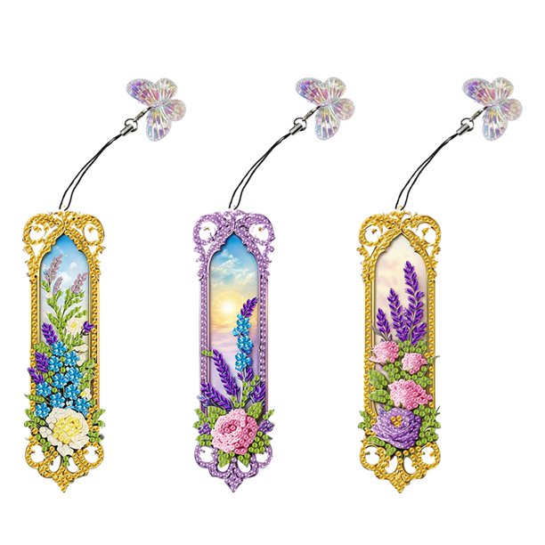 Marcadores Pintura Diamantes 3pcs Lavanda Con Marcador Arte 5d Diamante