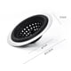 thumbnail image 5 of Naiovety Escurridor de cocina de silicona y acero inoxidable, tapón de residuos desmontable, filtro de fregadero de baño, colector de residuos Suministros de limpieza para el hogar Negro Naiovety HA025031-02, 5 of 6
