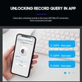 thumbnail image 4 of TFixol Smart Lock Cylinder Electronic Keypad Door Lock 4 Unlocking Ways Password/ IC Card/ Mechanical Key/ APP Upgraded Anti-theft Intelligent Lock Cylinder for European Style Security Door Wooden Doo, 4 of 7