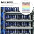 thumbnail image 3 of 200 Pcs Wire Number Tube Tags Sticker Labels for Printer Plastic Electrical, 3 of 6