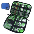 thumbnail image 1 of Watch Organizer Case Multifunction Waterproof Nylon Travel Storage Bag for Apple Watch Strap Band Case Watchband Holder Pouch, 1 of 6