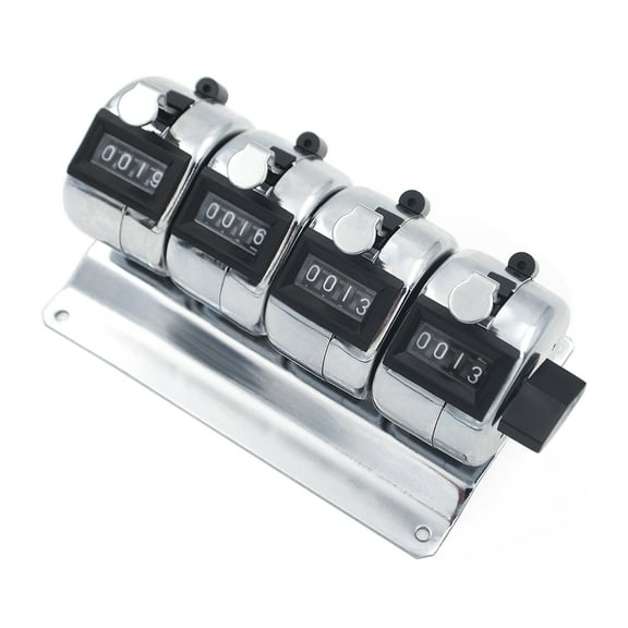 Gogo 4-Key Counter Mount Stand Multiple-Unit Desktop Mechanical Tally Counter