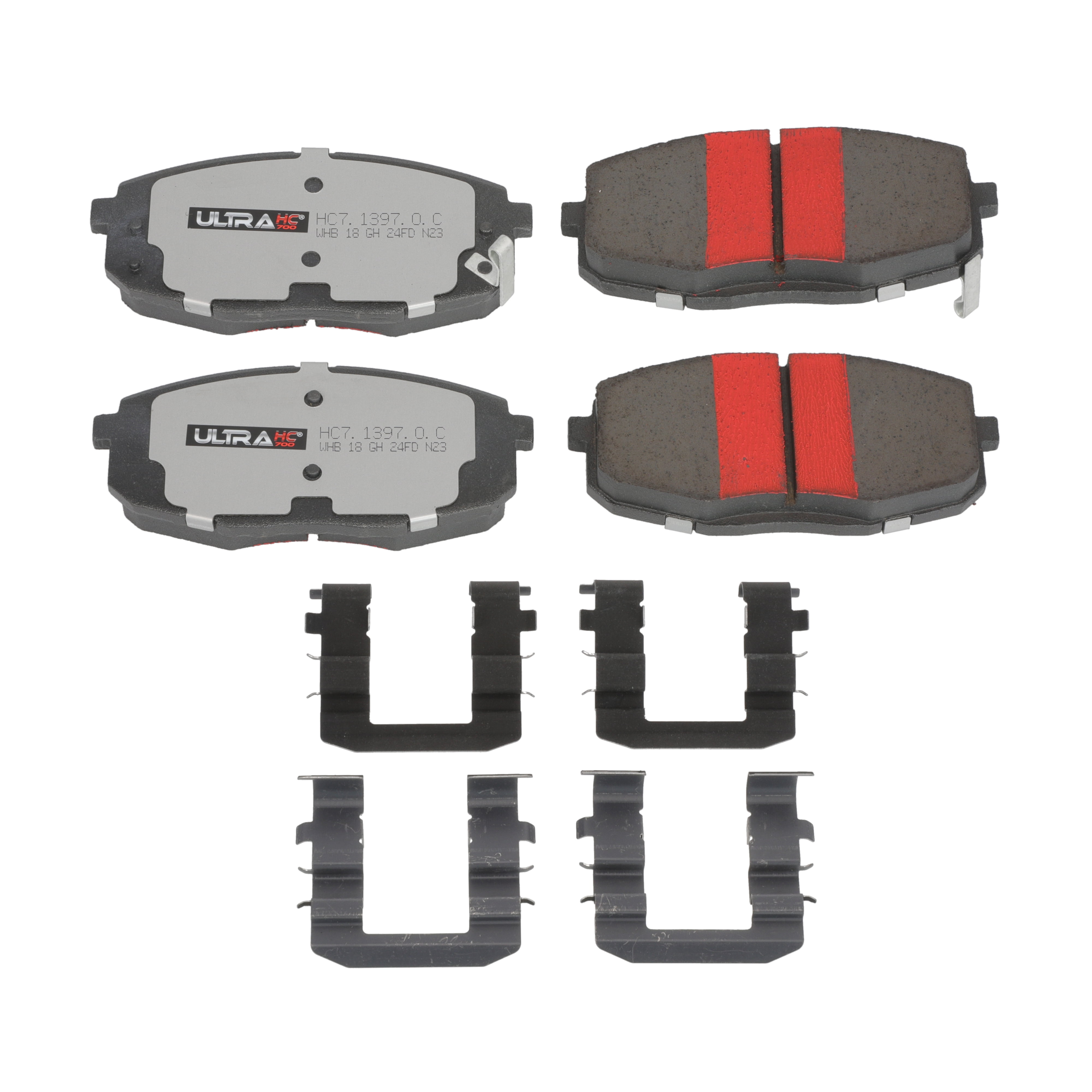 UltraHC 700 Brake Pad Set, Front HC7.1397.0.C, Hyundai Elantra 2012-2009