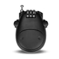 thumbnail image 2 of ziyahi Telescopic Coded Lock Cartoon Cow Steel Cable Safe Password Padlock Suitcase Black, 2 of 6