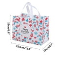 thumbnail image 3 of Christmas Non-Woven Fabric Gift Bags with 7 Festive Patterns for Holiday Packaging (White), 3 of 4