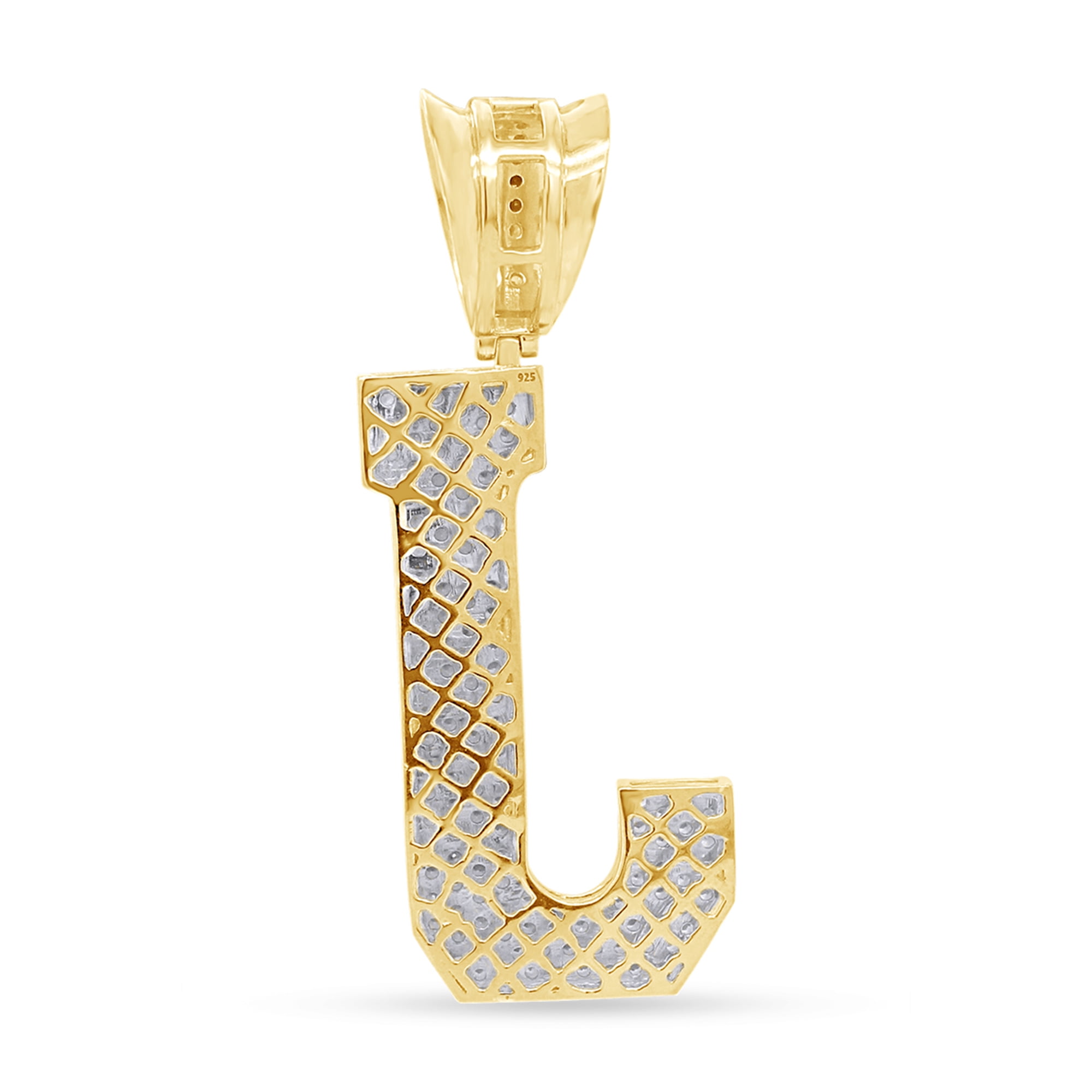 Initial Alphabet Charm Pendant Necklace 