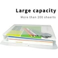 36 Packs Plastics Legal Size Filing Envelopes Clear File Folders with