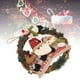 thumbnail image 4 of Corona de puerta de Navidad portátil duradero aspecto exquisito coronas de Navidad respetuosas con el medio ambiente al aire libre para decoración navideña ANGGREK Otros, 4 of 8