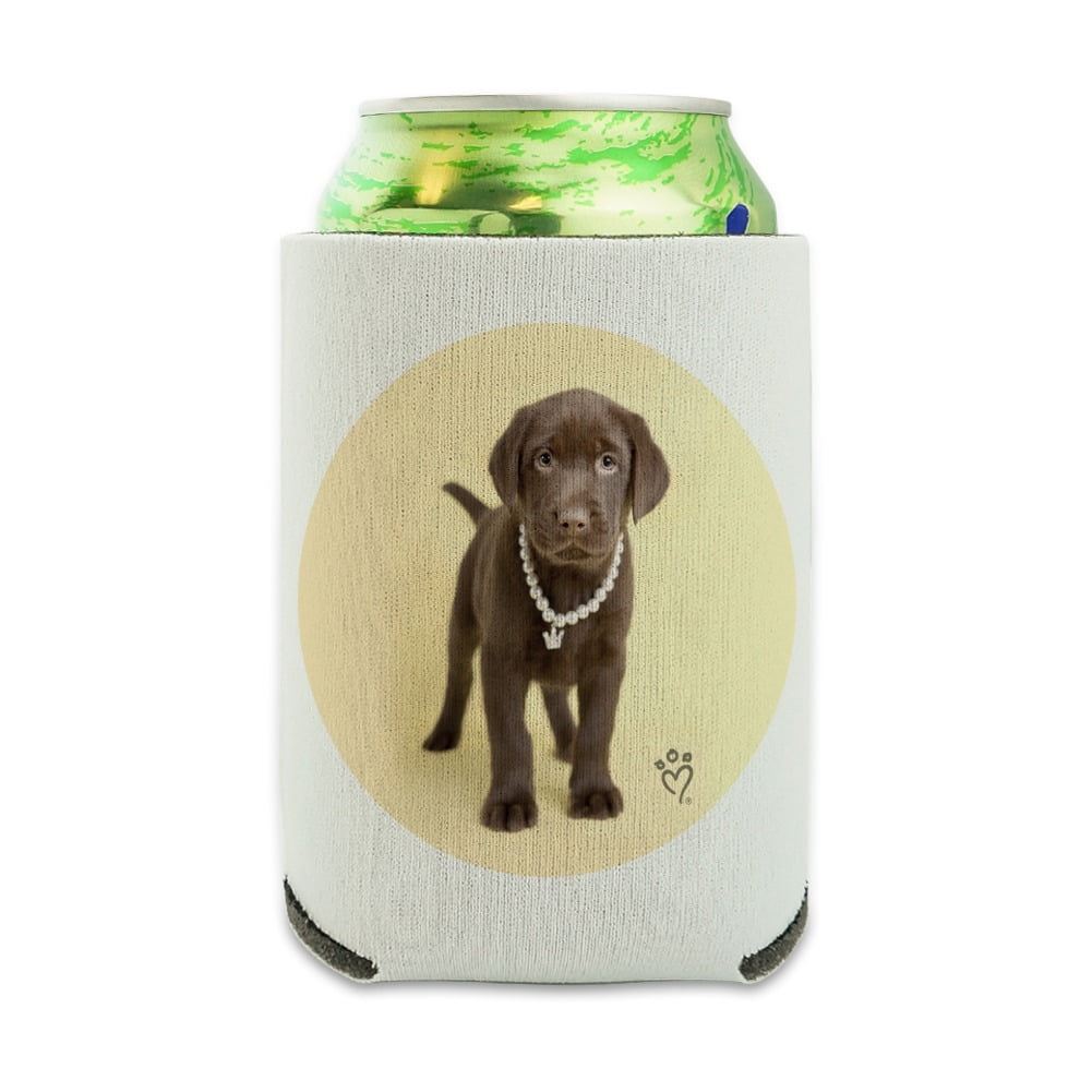 Brown Chocolate Lab Labrador Retriever Can Cooler Holder Koozie Pen Cup Gift NEW 