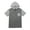 Charcoal Gray, variant on Beautiful Giant Casual Kids Husky Boys Knitted Short Sleeve Hooded T-Shirts Sizes 8H-18H