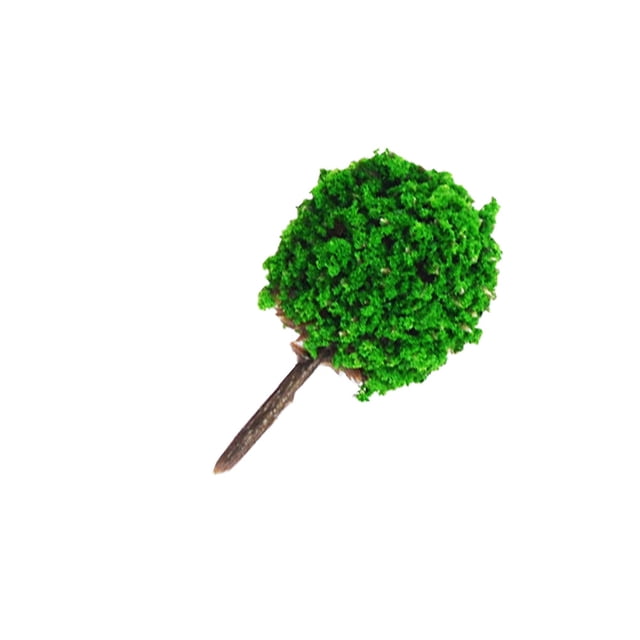 Matsuzay Modelo de paisaje estático, de terrario, accesorios de planta de simulación de plástico, árboles en miniatura en forma de bola, juguetes Electrónica Tipo3