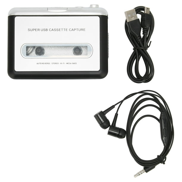 Lecteur De Cassette, Lecteur De Cassette USB Compact Clair Pour