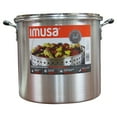 Imusa Aluminum 32 Quart Steamer Pot with a 21 Quart Steamer Basket and