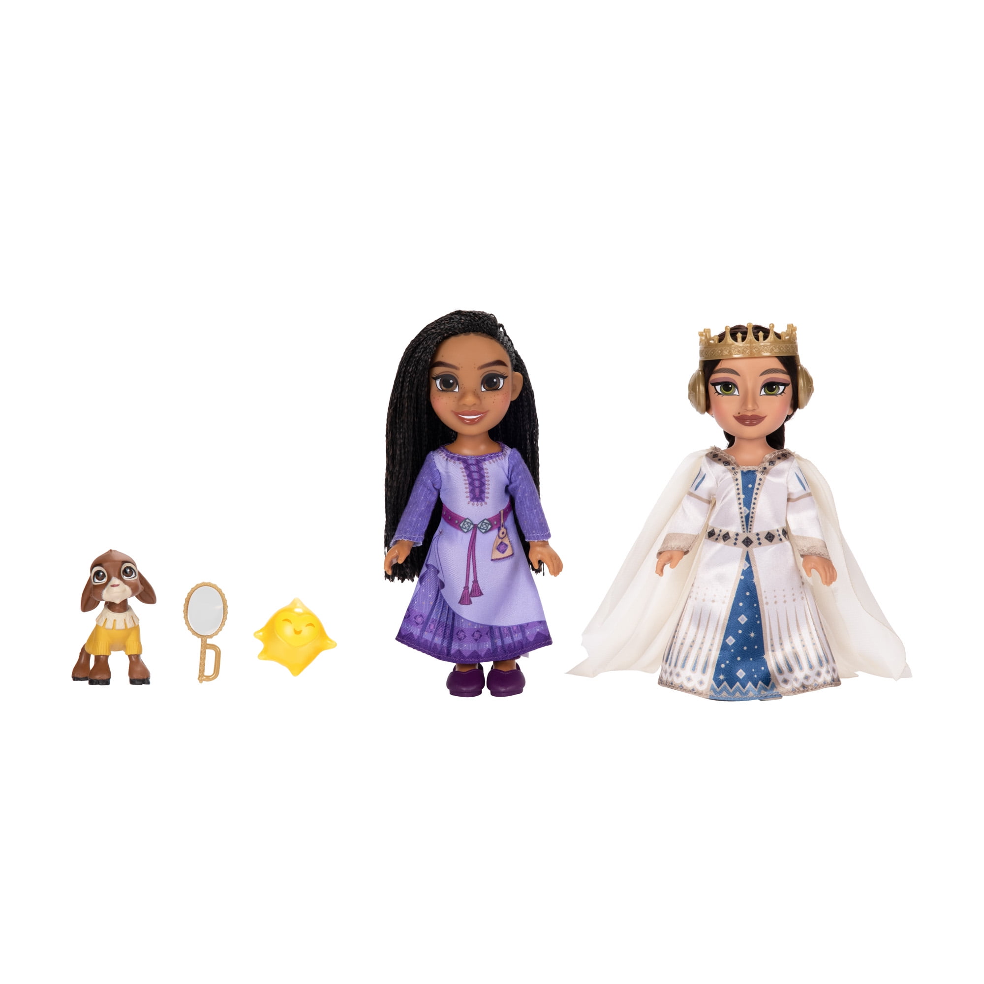 Disney Wish Asha & Queen Amaya 6 inch Petite Doll Gift Set
