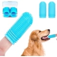 thumbnail image 1 of Cepillo de dientes para perros TUNC de silicona 2 piezas con caja de almacenamiento, 1 of 4