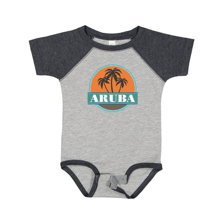 

Inktastic Aruba Vacation Sunset Gift Baby Boy or Baby Girl Bodysuit