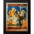thumbnail image 2 of Vintage Apple Collection 19x24 Black Modern Framed Museum Art Print Titled - Grande Brasserie de La Loire, 2 of 5