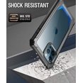 thumbnail image 5 of Poetic Guardian Series Designed for iPhone 12 Pro Max 6.7 inch Case, Full-Body Hybrid Reinforced Shockproof Protective Rugged Clear Bumper Cover Case with Built-In-Screen Protector, Blue/Clear, 5 of 6