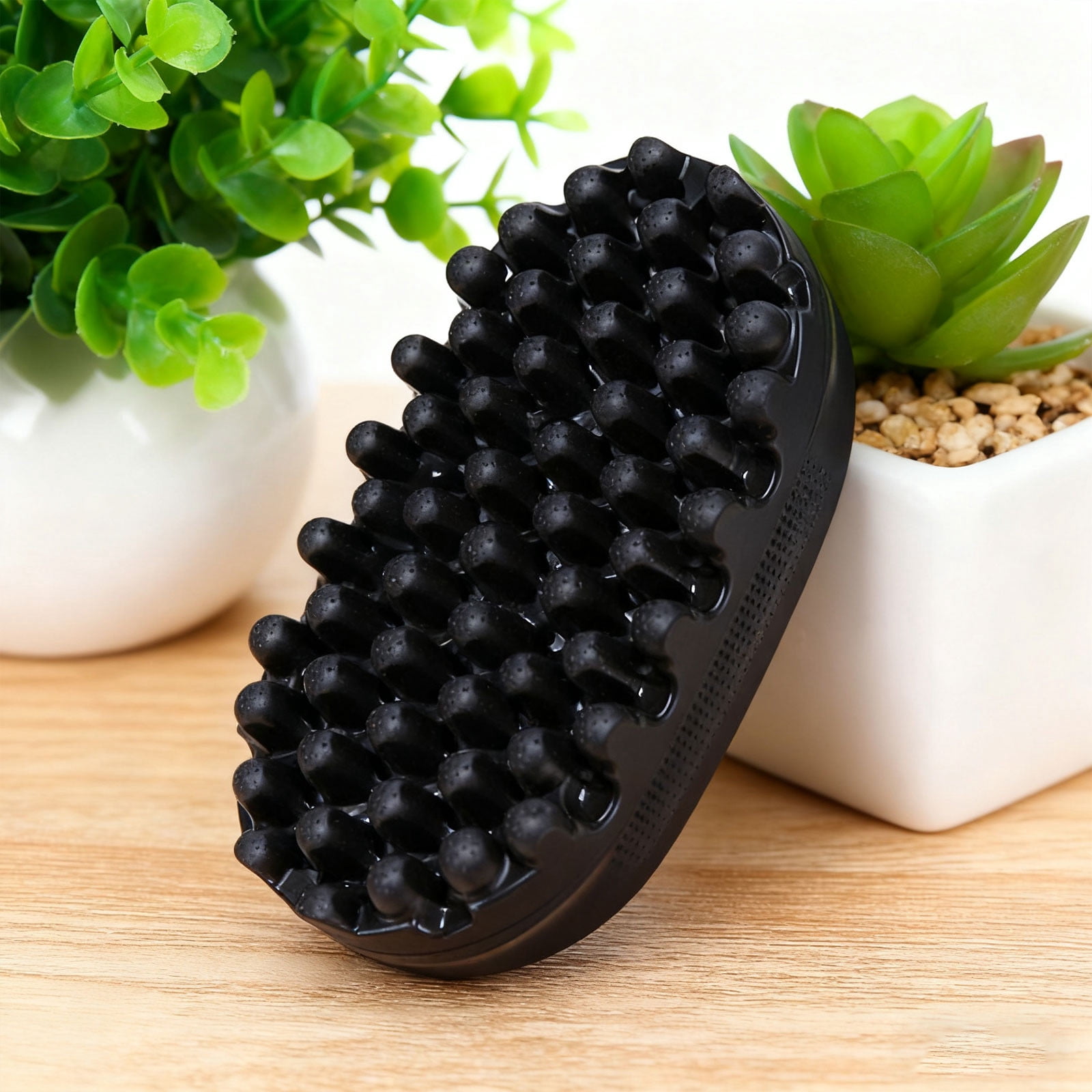 Hair Sponge for Black Curls - Advanced Rotating Rubber Sponge for Natural Freeform Curling, Creates Defined Curls for Men & Women，Grey