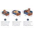 thumbnail image 4 of Pefilos 26" Pet Sofa for Indoors Dogs, Cat and Dog Bed with Solid Wood Legs and Walnut Bent Wood Back, Cashmere Cushion, Gray, 4 of 9