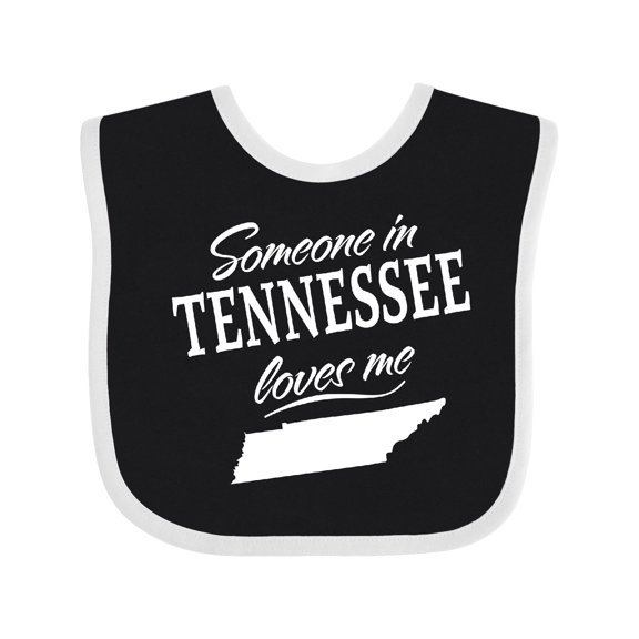 Inktastic Someone in Tennessee Loves Me Boys or Girls Baby Bib