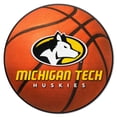 thumbnail image 2 of Basketball Mat - Huskies Michigan Tech University 27" diameter, 2 of 2