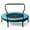 Blue, variant on Topbuy 40" Foldable Trampoline for Kids ASTM Certified Mini Baby Trampoline with Thick Foam Covered Handle Pink