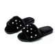 thumbnail image 1 of Pantuflas peludas para mujer, pantuflas acogedoras de felpa, zapatos de casa suaves y cálidos, zapatillas informales con perlas sólidas Wmkox8yii hj789, 1 of 4