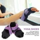 thumbnail image 2 of Zapatos de Yoga, Mujeres Pilates Barre Zapatos Danza de Envolta Suave Agrenamiento de Baile Púrpura Con suela antideslizante para Pilates Danza, 2 of 8