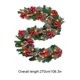 thumbnail image 3 of Adornos navideños, corona navideña de 270 cm para colgar sobre la puerta, escalera o patio. Decoración de plástico para espacios comerciales y de hotel., 3 of 6